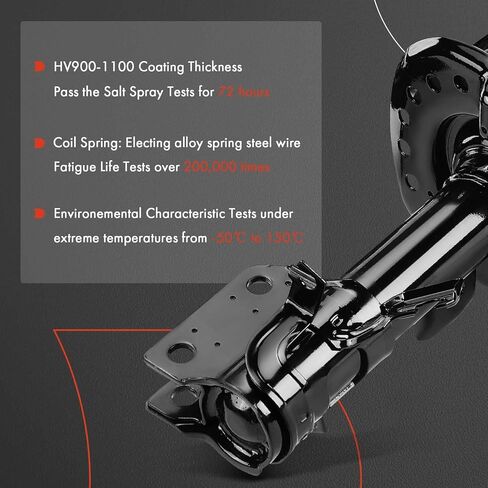 A-Premium Front Pair (2) Complete Strut and Coil Spring Assembly Compatible with Nissan NV200 2013-2020 & Chevrolet City Express 2015-2018, Driver and Passenger Side in Saudi Arabia