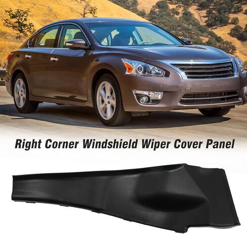66894-3TA0A Front Right Corner Windshield Wiper Cover Panel Replacement for Nissan Altima 2013 2014 2015 2016 2017 Passenger Side Cowl Extension Trim RH in Saudi Arabia