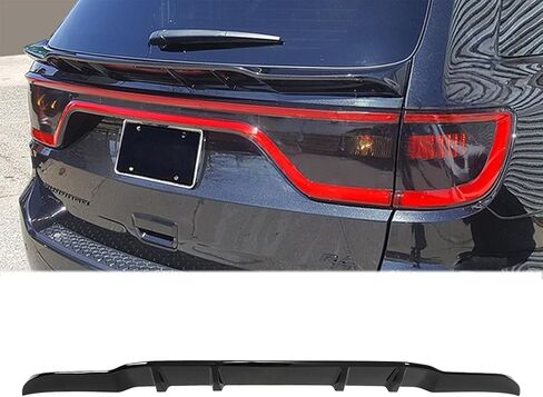 Rear Mid Spoiler for Dodge Durango 2011-2025 All Models Trunk Wing Duck Spoiler (Carbon Fiber Painted) in Kuwait