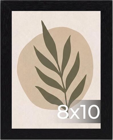 إطار صورة Giftgarden مقاس 8 × 10 أسود، إطارات صور عريضة مقاس 8 × 10 مع خشب هندسي لعرض الحائط والطاولة، عبوة واحدة in Kuwait