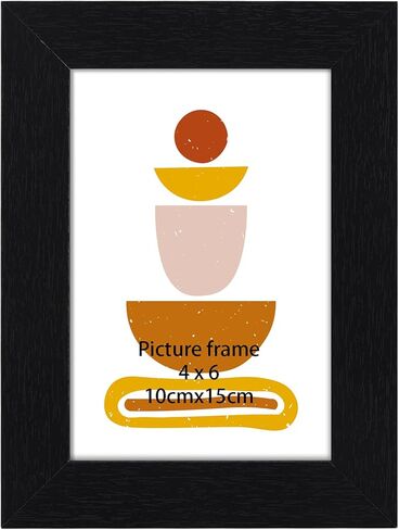 إطار صورة Giftgarden مقاس 8 × 10 أسود، إطارات صور عريضة مقاس 8 × 10 مع خشب هندسي لعرض الحائط والطاولة، عبوة واحدة in Kuwait
