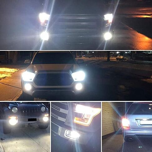 3157 3057 4157 3156 3056 Extremely Bright White Max 50W Cree LED White Brake / Backup Reverse Lights / Turn Signal / Parking/Tail Light Bulbs in Kuwait