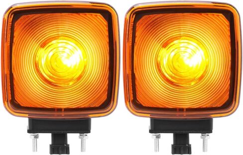 15148648 ضوء إشارة الانعطاف مناسب لـ GMC C4500 C5000 C5500 C6000 C6500 C7000 C7500 Topkick، Chevy C4500 C5500 C6500 C7500 C60 C70 Kodiak 1990-2009 Marker ضوء، 15565531،19420346، ضوء وقوف السيارات (2) in Kuwait