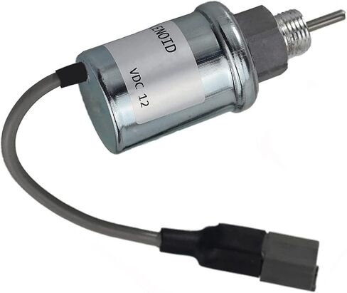 Fuel Shutoff Solenoid 12V 419-7640 4197640 Compatible with Caterpillar CAT 216 216B 216B2 242B 242B2 247B3 257B 257B2 in Kuwait