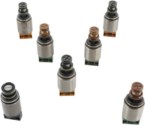 مجموعة الملف اللولبي ناقل الحركة 7 قطعة 6HP19 6HP21 6HP26 6HP28 6HP32 6HP34 متوافق مع A6 A8 Q7 X3 X5 in Saudi Arabia