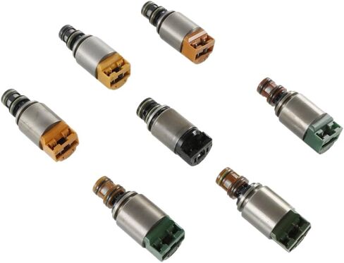 مجموعة الملف اللولبي ناقل الحركة 7 قطعة 6HP19 6HP21 6HP26 6HP28 6HP32 6HP34 متوافق مع A6 A8 Q7 X3 X5 in Saudi Arabia