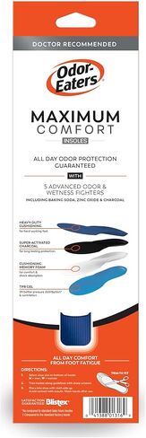 نعال داخلية جل مريحة من Odor-Eaters، زوج واحد in Kuwait