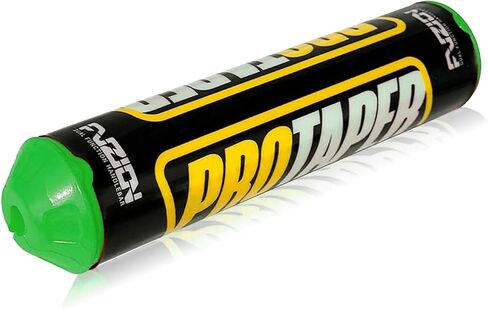 Motorcycle Handlebar Pad Universal Powerspor Long Round Chest Sponge Pad for ATVs Dirt Pit Bike Compatible with Motorcross UTV (Black Green) in Kuwait