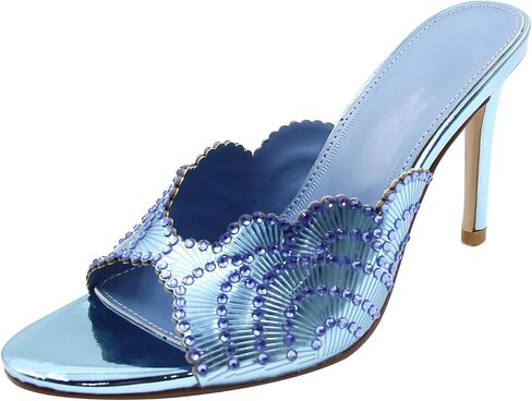 Women's Open Toe Dressy Flower Rhinestone High Heel Sandals for Wedding Dress Party Evening Daily Shoes in Kuwait