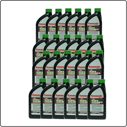 New/Quality 24(Pack) 10W40 Motor Oil Quart 4-Cycle K-Tech 99969-6296 fits 99969-6296 Compatible with Kawasaki in Saudi Arabia