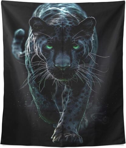 STAYTOP Tapestry Cool Black Panther Vertical Wall Hnaging for Home Decorations Dorm Decor Living Room Bedroom Wall Carpet 60x40 in in Kuwait