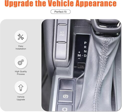غطاء قفل شيفتر متوافق مع تويوتا لاند كروزر 250 برادو J250 LC250 2024 2025 ملحقات وحدة التحكم المركزية والعتاد التحول قفل الإصدار زر غطاء الكسوة 1 قطعة in Saudi Arabia