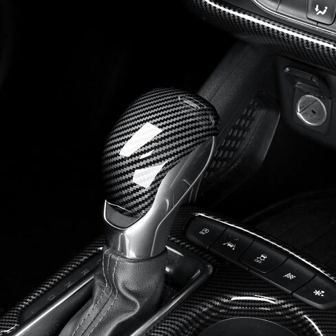 Gear Cover ABS Auto Shift Gear Cover Car Knob Gear Protector Compatible with Chevy Trax 2024-2025 Accessories -Carbon in Saudi Arabia