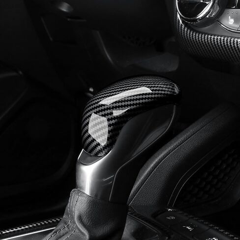 Gear Cover ABS Auto Shift Gear Cover Car Knob Gear Protector Compatible with Chevy Trax 2024-2025 Accessories -Carbon in Saudi Arabia