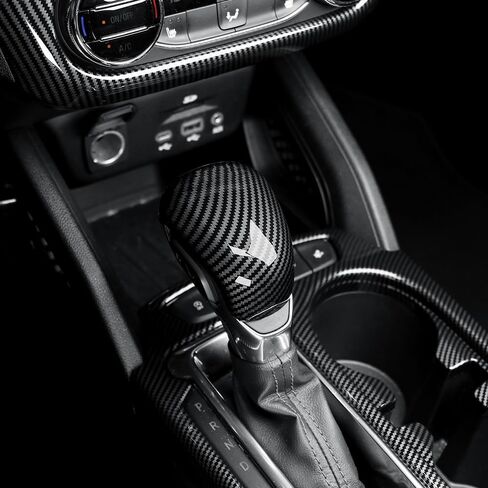 Gear Cover ABS Auto Shift Gear Cover Car Knob Gear Protector Compatible with Chevy Trax 2024-2025 Accessories -Carbon in Saudi Arabia