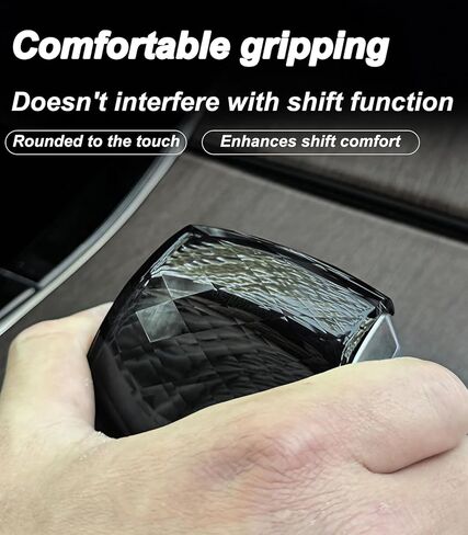Egreat Crystal Gear Shift Knob Cover Trim Compatible with Land Rover Range Rover Sport/Vogue 2023-2025，VELAR/Discovery 5 2021-2025 Interior Accessories (Black) in Kuwait