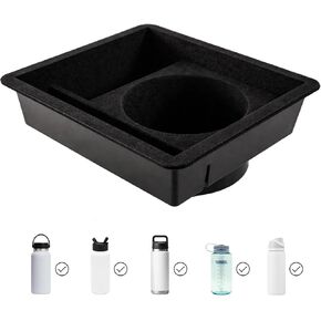 Gen 2 Tesla Model Y & Model 3 Cup Holder Insert – Center Console Organizer – Fits 26–32 oz Extra Large Tumblers & Bottles Including Yeti, Hydro Flask, Nalgene, Simple Modern, ThermoFlask in Saudi Arabia