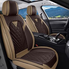 Car Seat Covers for Toyota Camry 2015-2026,Breathable Nappa Leather Car Seat Protector,Full Seat Cover Automotive Seat Cushion with Airbag Compatible(5 Seats,Black-Red) in Kuwait