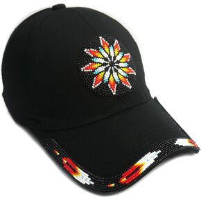 Native American Style Beaded Cap | Beaded Baseball Cap| Beaded Hat | Beaded Trucker HAT | Cap for Men in Saudi Arabia