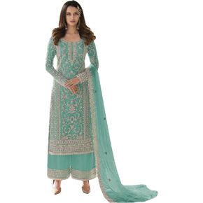 Indian Designer Shalwar Kameez Shrug Suits Pakistani Embroidered Worked Trouser Pant Suits in Kuwait