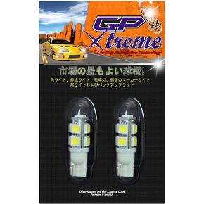 4 Pcs of 168 194 2825 912 921 W5W T10 T15 9 - SMD LED Replacement Bulbs For Car Parking Lights, Backup Lights and License Plate Lights, White GP Xtreme in Kuwait