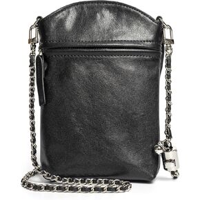 DORIS&JACKY Small Leather Crossbody Purse for Women Vintage Designer Cell Phone Shoulder Bag With Adjustable Chain Strap in Kuwait