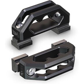 RENO Bed Rail Cleats, Tie Down Anchors for Cargo Trailer Compatible with Tacoma Tundra Gladiator Pickup Truck, Replaces PT278-35160/35111/35112/35100-S1/35050-S1 PT785-35050-S1 (Aluminum, Red, 4PCS) in Kuwait