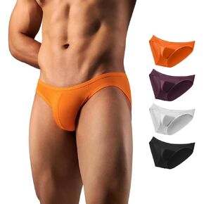 ملابس داخلية داخلية من الفسكوز للرجال من Hgn، ملابس داخلية بيكيني مثيرة خفيفة الوزن ومريحة للغاية، 4 قطع in Kuwait