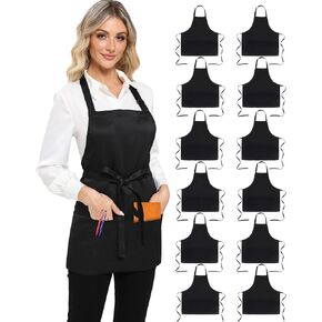 مريلة مطبخ للطهاة قابلة للتعديل بثلاثة جيوب للجنسين من Argstar، خادم المطعم in Kuwait
