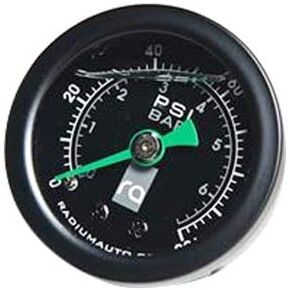 Radium Engineering Fuel Pressure Gauge W/ 6An Inline Adapter By Jm Auto Racing (20-0152) in Kuwait