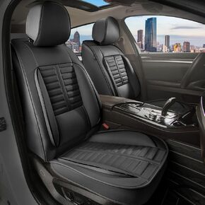 Full Set Seat Covers Fit for Kia Sorento 7 Seater:2008-2020 Premium Faux Leather Car Seat Cushion Waterproof Automotive Seat Covers & Accessories(Black) in Kuwait