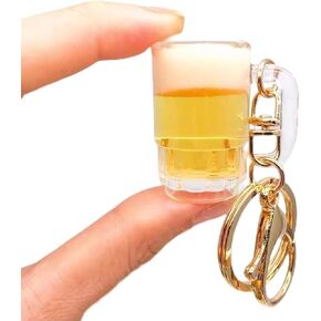 Mini Beer Keychain, Car Keychain Accessories,Cute Key Charms for Men & Women Purse Handbag Backpack in Saudi Arabia
