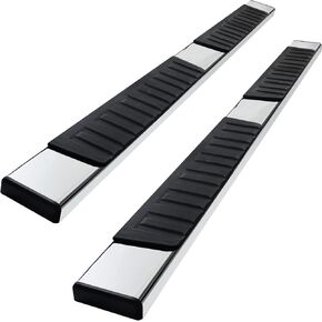 COMNOVA Running Boards Compatible with 2007-2018 Chevy Silverado Crew Cab(Only Fit Diesel Models with DEF Tanks), Silverado 6 Inch High Light Stainless Steel Step Bars. in Kuwait