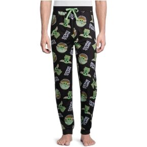 بنطال Star Wars Baby Yoda Mens Jogger Lounge (صغير (28-30)) أسود in Kuwait