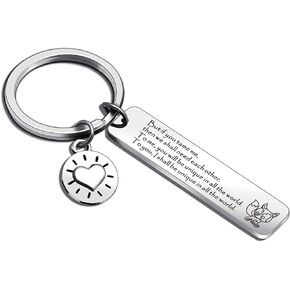 Fox Keychain - Friendship Gift for Best Friend & Couple & Husband & BFF, Fox Lover Jewelry With Tv Show Quote - Stainless Steel Keepsake in Kuwait