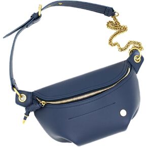 حقيبة حزام عصرية + أنيقة للنساء - حقيبة حزام من الجلد النباتي من كاثرين، حقيبة كروس مع حزام سلسلة وجيب داخلي in Kuwait