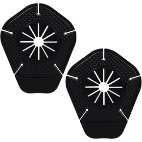 Silicone Wiper Pivot Guards, Wiper Hole Protective Dust Covers, Windshield Wiper Arm Hole Protector Caps, Universal Auto Exterior Accessories for Most Cars, SUVs, and Trucks (Black 2) in Kuwait