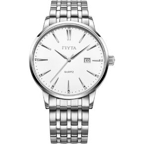 Classic Watch with Thin Stainless Steel Quartz, 3-Hand Date, 30m Waterproof, 40mm/28mm, Business to Weekend and Couples, Gift Box in Kuwait