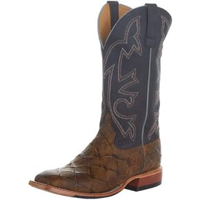 Horse Power Men's Honey Filet Of Fish Print Western Boot Square Toe - Hp1865 in Saudi Arabia