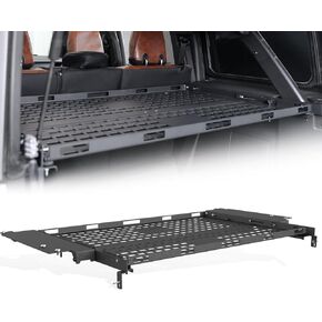 رف سلة بضائع خلفي قابل للطي 300LB مناسب لـ 2021 2022 2023 2024 2025 فورد برونكو 4 أبواب تخزين أسطح صلبة رف صندوق داخلي in Kuwait
