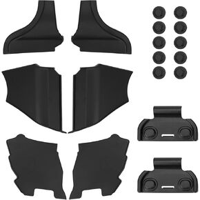 Full Set Middle Door Hinge Protective Cover Compatible with Toyota Sienna 2021-2025, Modification Middle Door Hinge Protection Cover of Below, Screw Dust Cover Decorative Accessories in Kuwait