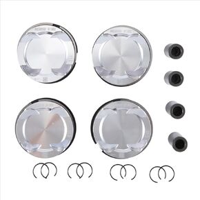 Engine Pistons Rings Set 82.00mm Compatible With Automotive Motorcycle Parts F55 F56 G30 120I 220I 11258657760 11258678931 11258618503 11258638450(Silver) in Kuwait