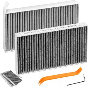 Tesla Model Y Air Filter Model 3 Cabin Air Filter with Carbon Activated, HEPA Filter Replacement Kit Tesla Accessories 2016-2024, 2 Pack in Saudi Arabia