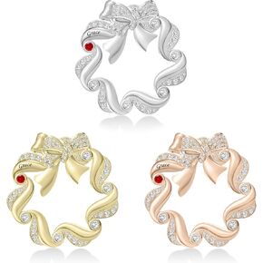 بروش اسم مخصص مع 1-6 أحجار الميلاد مقلدة شخصية بروش القوس الموضة للنساء بروش الفتيات مخصصة لعيد الميلاد in Kuwait