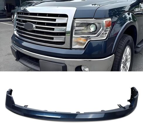 غطاء المصد العلوي الأمامي مع فتحات الحاجب للعجلة متوافق مع شاحنة Ford F150 2009-2014 لاستبدال FO1000644C، DL3Z17D957BPTM Oxford White in Saudi Arabia