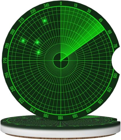 رموز الشمال وولف الشمس القمر 2 حزمة حامل أكواب السيارة الوقايات ماصة للشرب السيراميك 2.56 "حصيرة كأس عالمية مضادة للانزلاق مع فتحة الإصبع ملحقات السيارات الداخلية للنساء والرجال in Kuwait