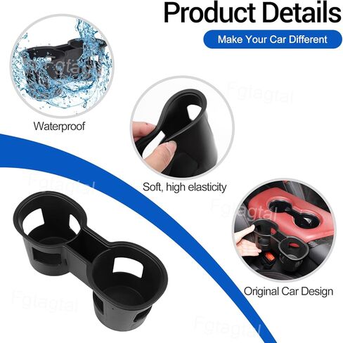 Center Console Cup Holder Insert Compatible with Toyota Supra GR A90 A91 MK5 2019-2026 Console Armrest Water Bottle Mount Drink Stand Cup Holder Inserts Accessories in Saudi Arabia
