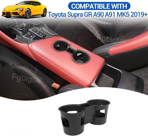 Center Console Cup Holder Insert Compatible with Toyota Supra GR A90 A91 MK5 2019-2026 Console Armrest Water Bottle Mount Drink Stand Cup Holder Inserts Accessories in Saudi Arabia