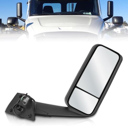 مرآة باب جانبية للراكب الأيمن من KARPAL مناسبة لـ 2018 2019 2020 2021 2022 Freightliner Cascadia A22-73907-007 in Saudi Arabia