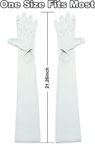 قفازات حماية من الشمس مع شاشة تعمل باللمس للنساء لركوب الدراجات والقيادة والرياضات الخارجية وقفازات للأشعة فوق البنفسجية للصيف in Kuwait